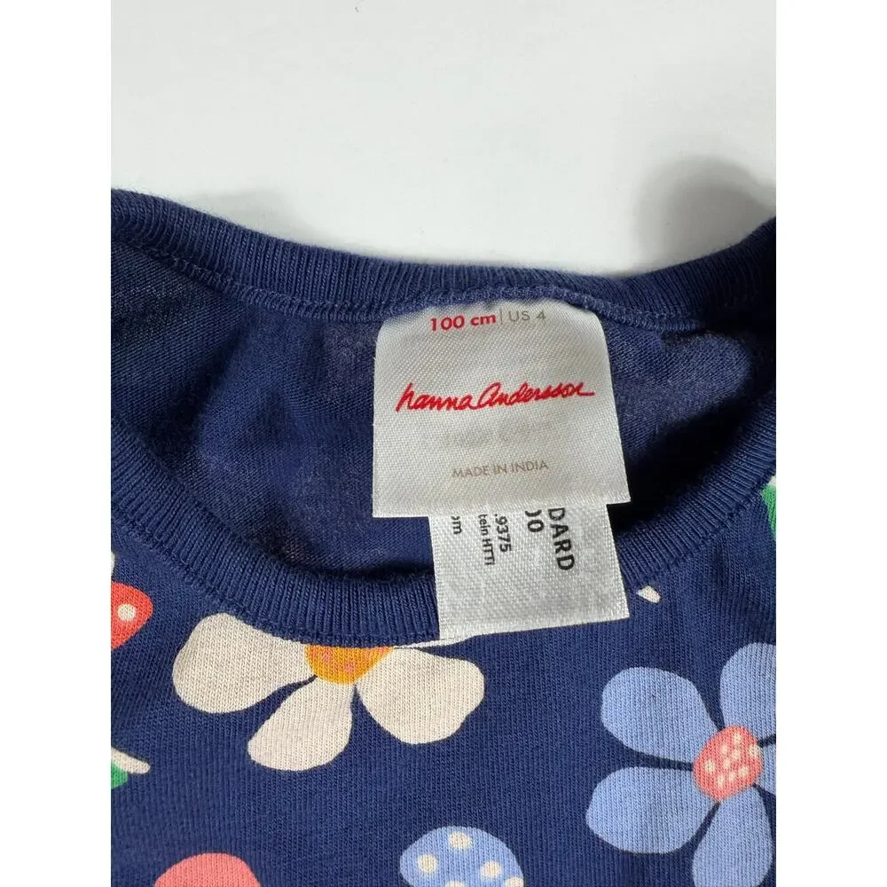 Hanna Andersson Woodland Print Pocket Dress Size 4 / 100 cm